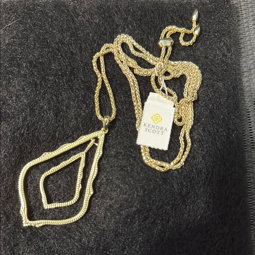 Kendra Scott Gold Geometric Necklace
